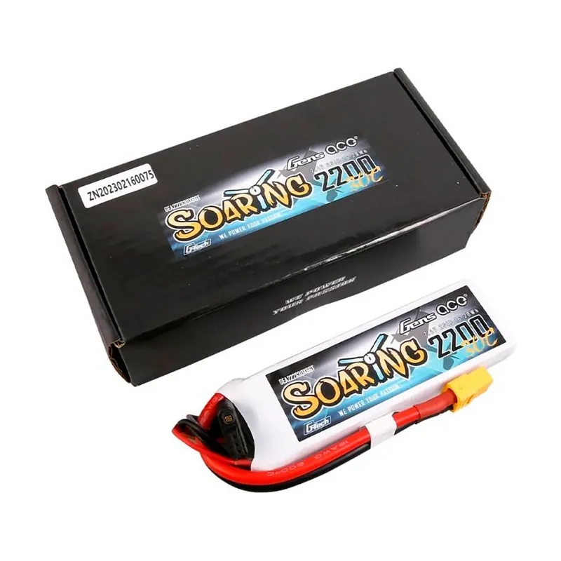 Batería De Dron G-tech Soaring 2200mah 7.4v 30c 2s1p Xt60 Battery