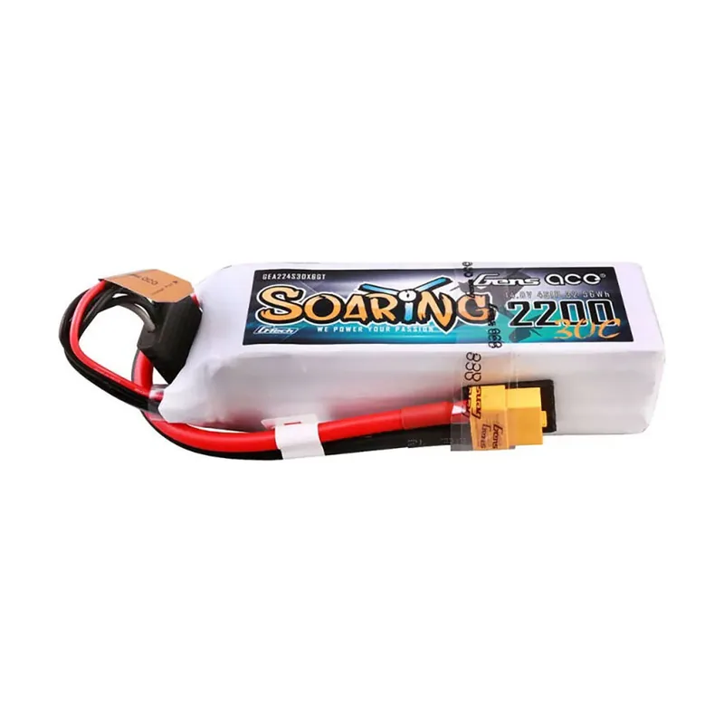 Batería De Dron G-tech Soaring 2200mah 14.8v 30c 4s1p Lipo Pack With Xt60 Plug