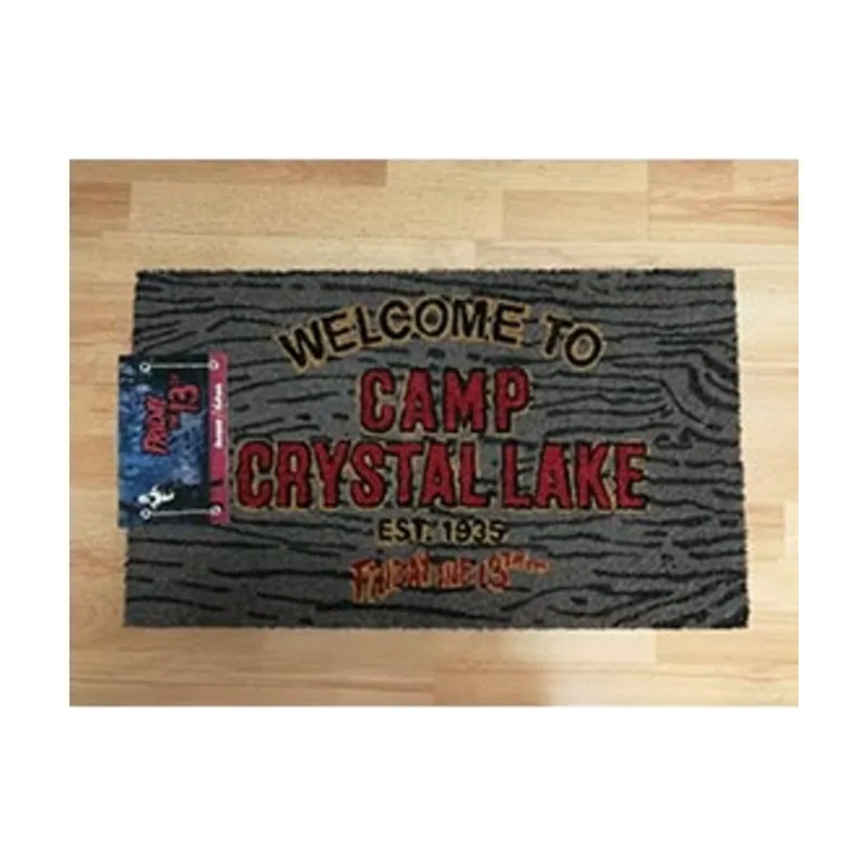 Felpudo Welcome Camp Crystal Lake 60X40 Viernes 13