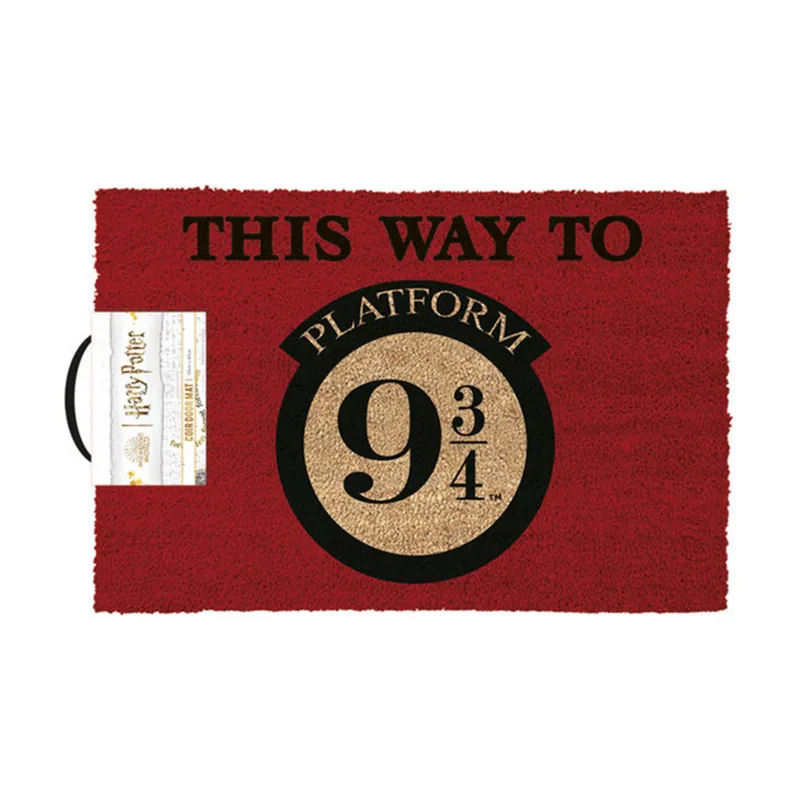 Harry Potter Felpudo This Way To Platform 9 3/4
