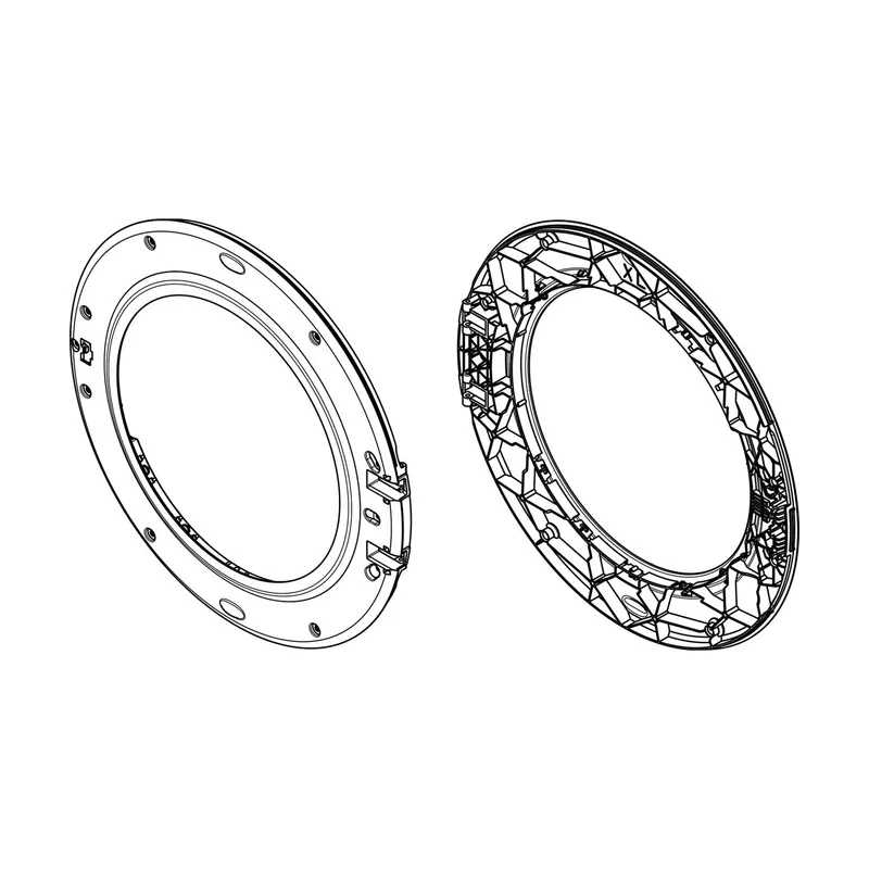 Marco puerta,posterior,blanco,Ø463,5mm 1328285018