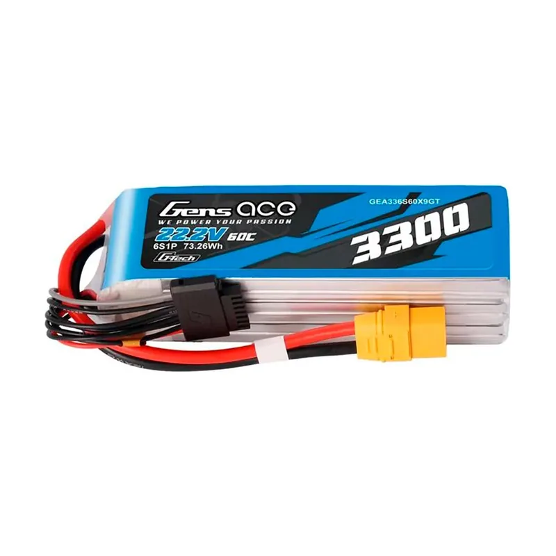 Batería De Dron Accumulator Lipo G-tech 3300mah 22.2v 60c 6s1p Xt90