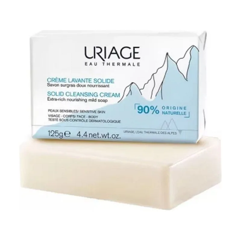 Uriage Crema Lavante Sólida Tableta de Lavado 125g