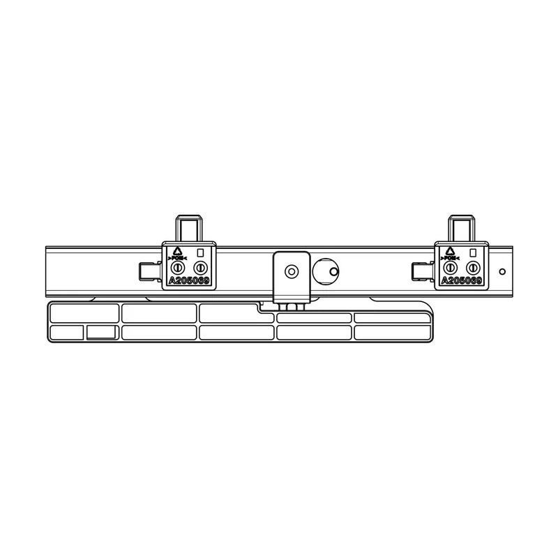 Carril guia L=250mm