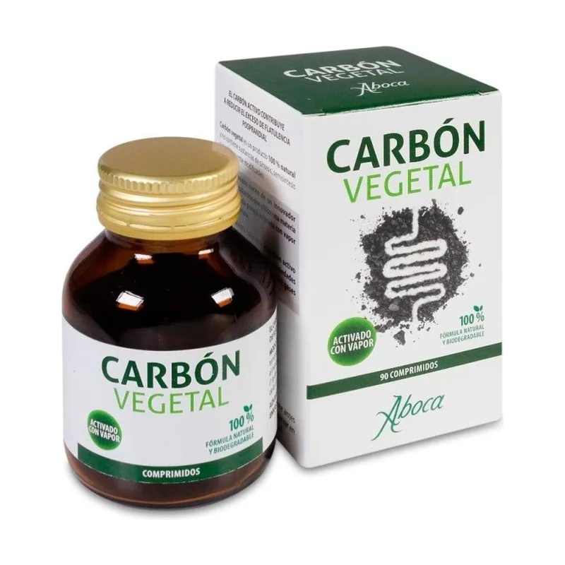 Carbón Vegetal 90 Comprimidos