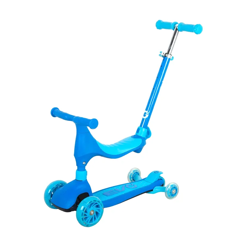 Patinete Infantil Evolutionary 4 In 1 Azul