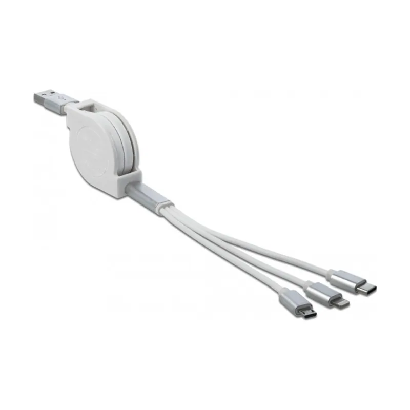 85850 cable USB 0,98 m USB 2.0 USB A USB C/Micro-USB B/Lightning