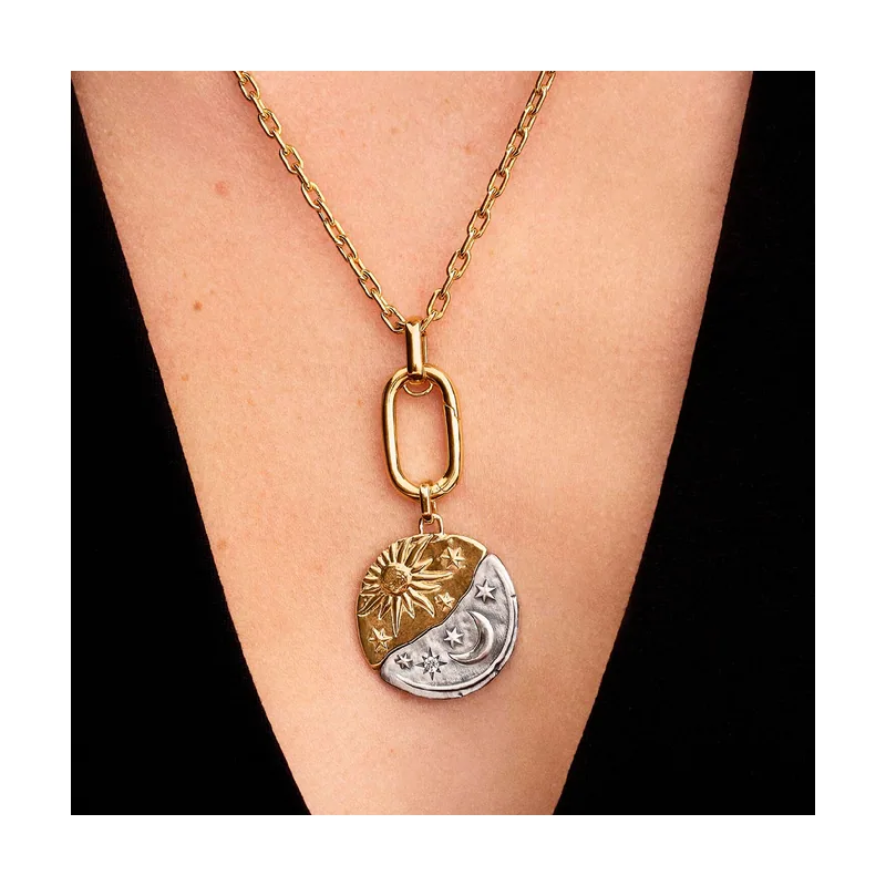Charm Medallón XL Sol y Luna 764806C01