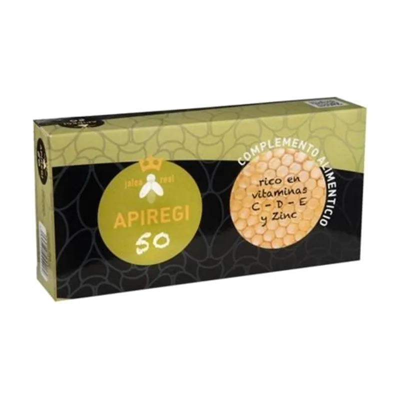 Apiregi 50 Jalea Real 1000 mg 24 uds