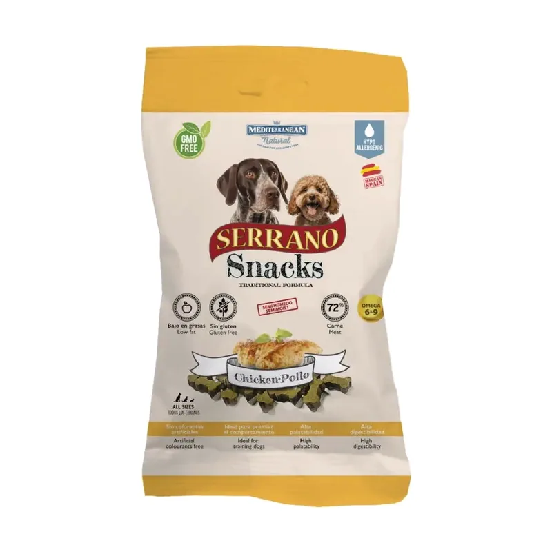 Serrano Snacks de Pollo para Perros 100 gr