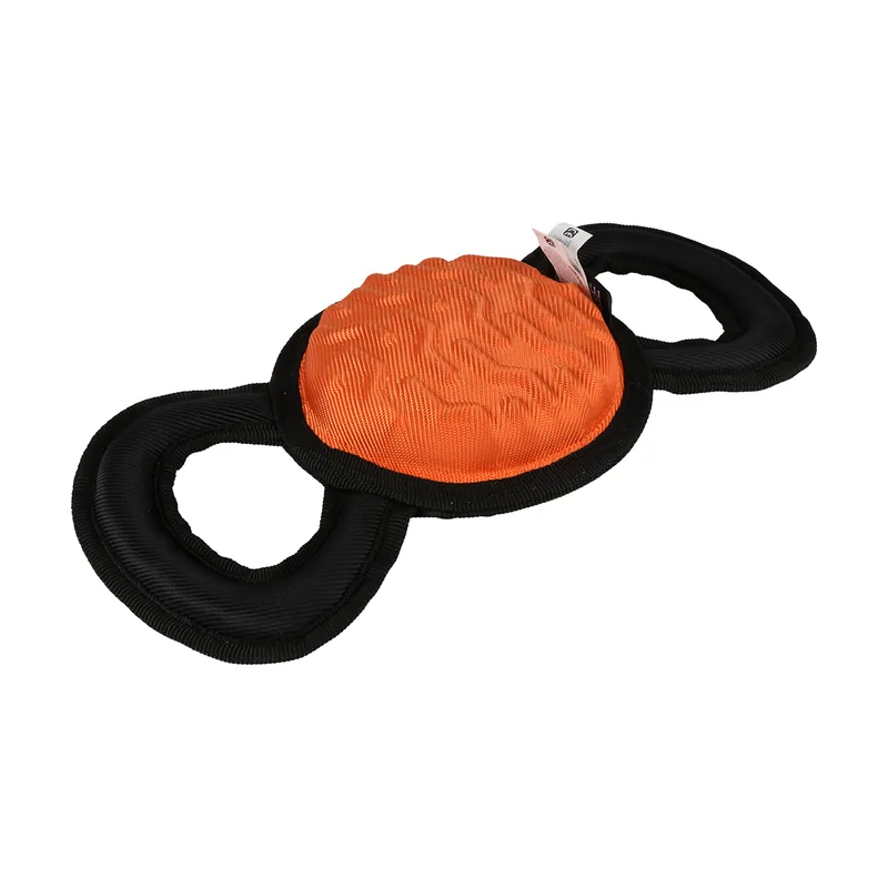 Mordedor Tug-O-War Pully Naranja con Asas para Perros 30x13x5,5 cm