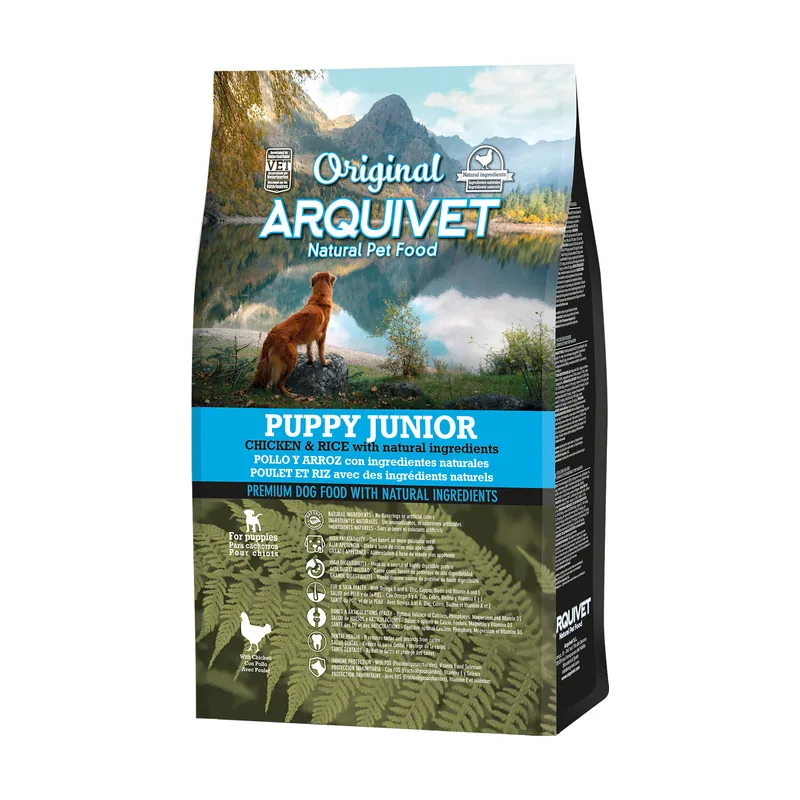 Pienso Puppy Junior de Pollo y Arroz para Cachorros 3 kg