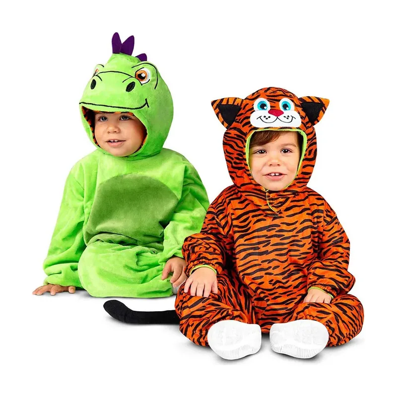 Disfraz Reversible de Dragón-tigre para bebé