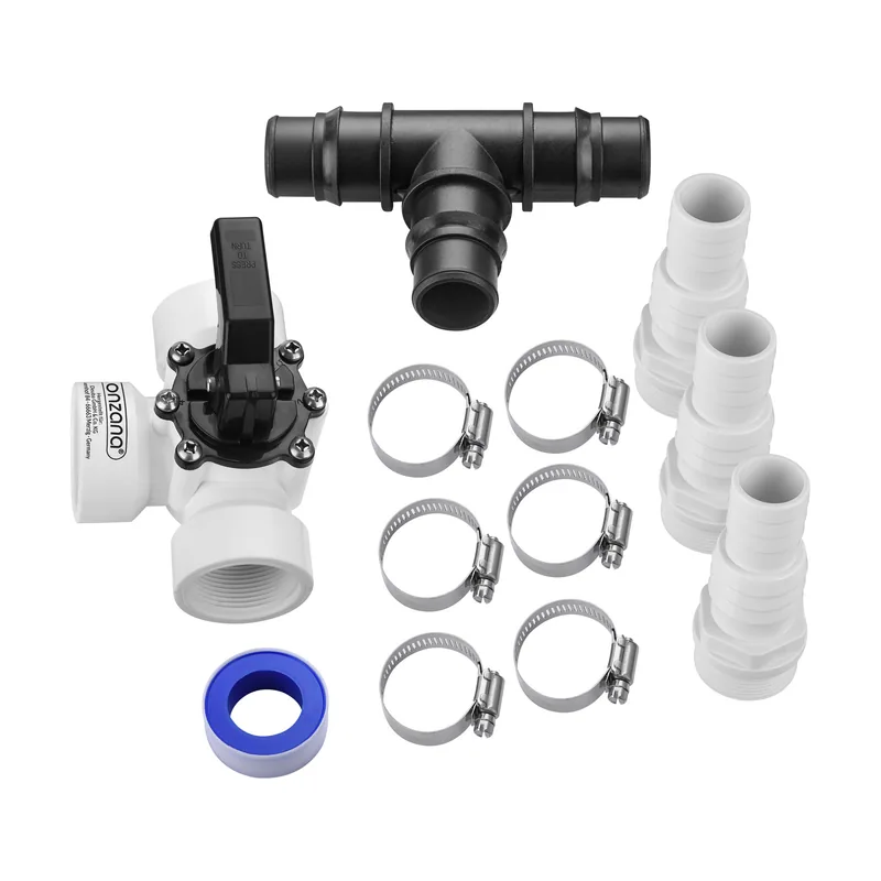Bypass piscina set de 12 piezas 1 válvula 3 vías