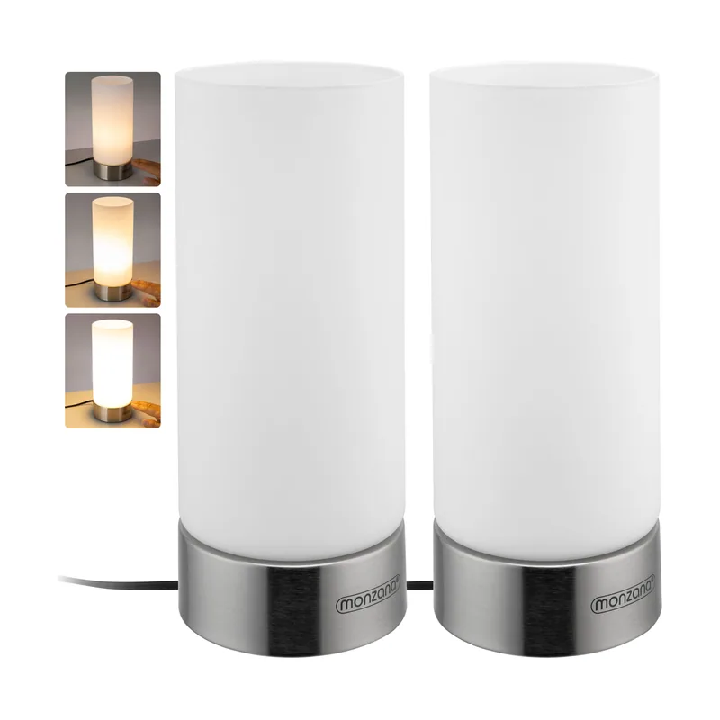 Lámparas de mesa Lumo set de 2 blancas