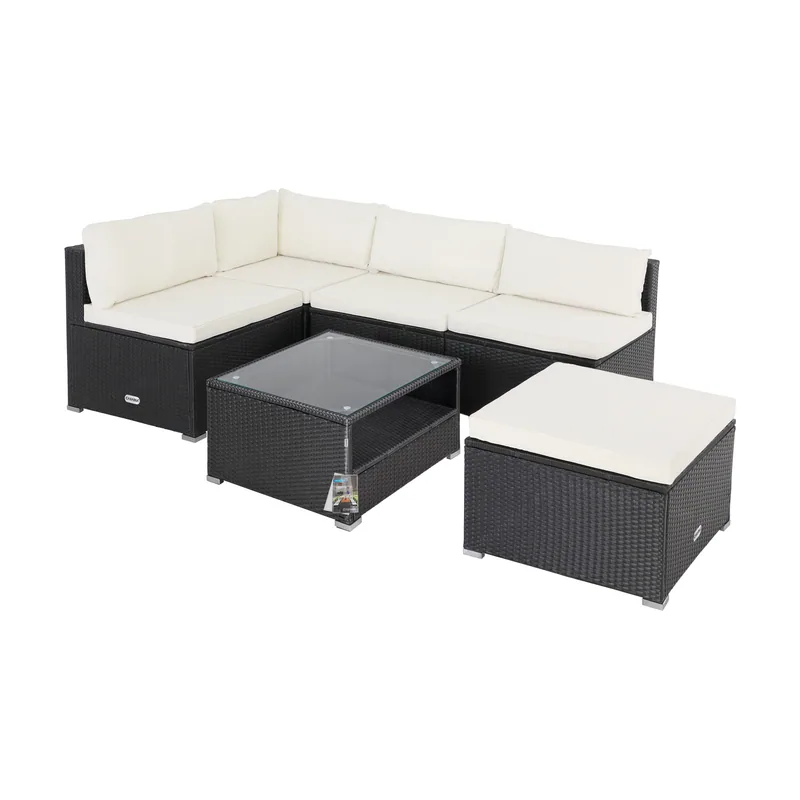 Conjunto jardín asientos y mesa poliratán 995176