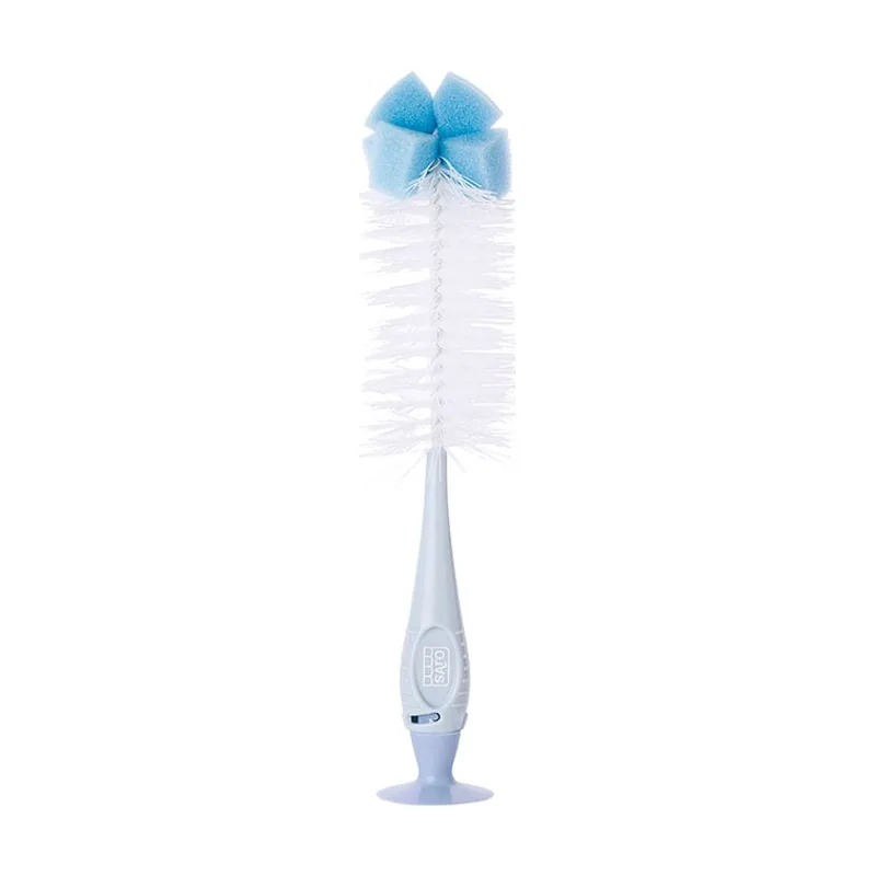Baby Cepillo Limpia Biberón y Tetina Azul