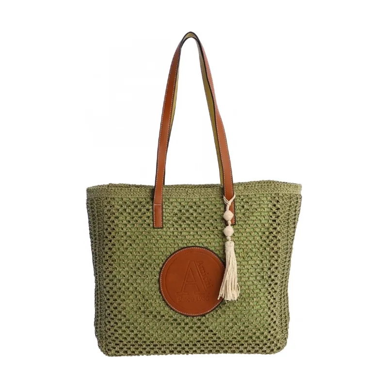 Bolso Shopper Fuerteventura Verde - Paco Perfumerías 37046
