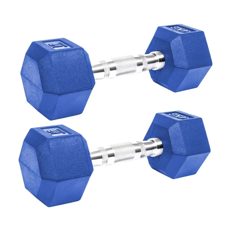 Mancuerna Rubber Hex 4kg