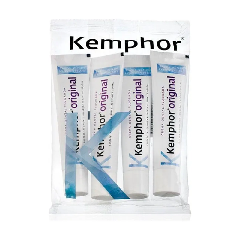 Crema Dental Fluorada 4 uds.