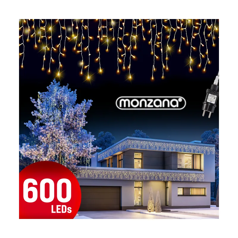 Cadenas de luces LED de Navidad 20m Blanco cálido