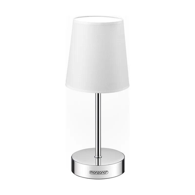 Lámpara de mesa de pie 13 cm Blanco