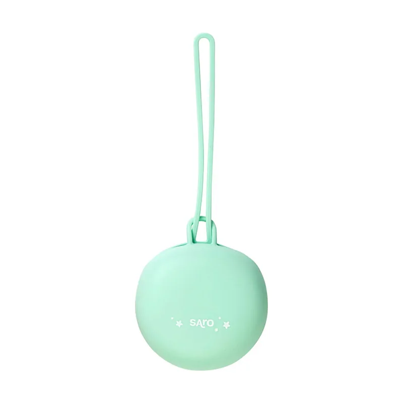 Baby Cajita Portachupetes Silicona Menta