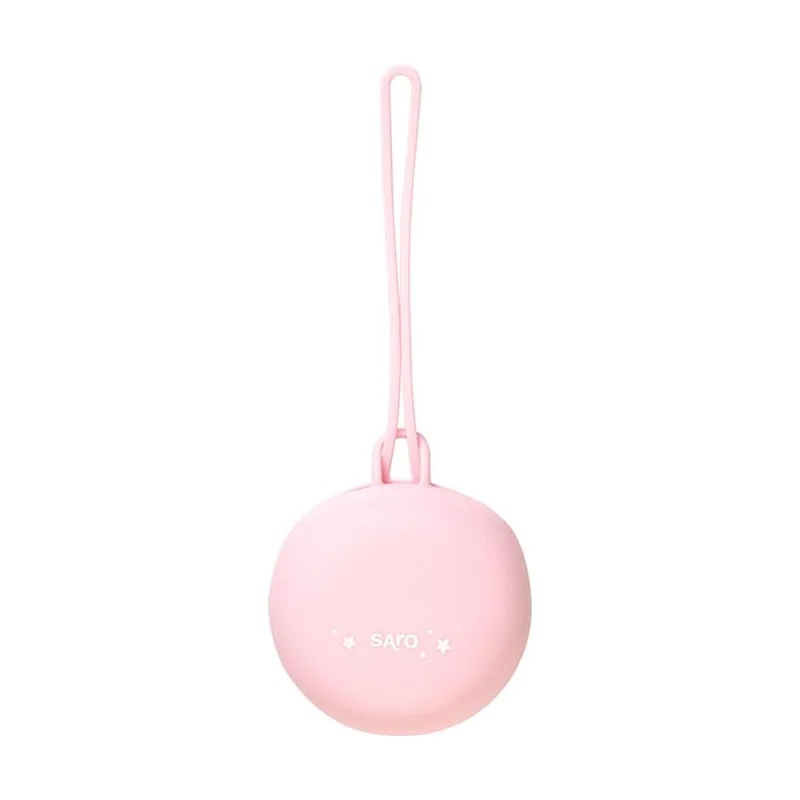 Baby Cajita Portachupetes Silicona Rosa