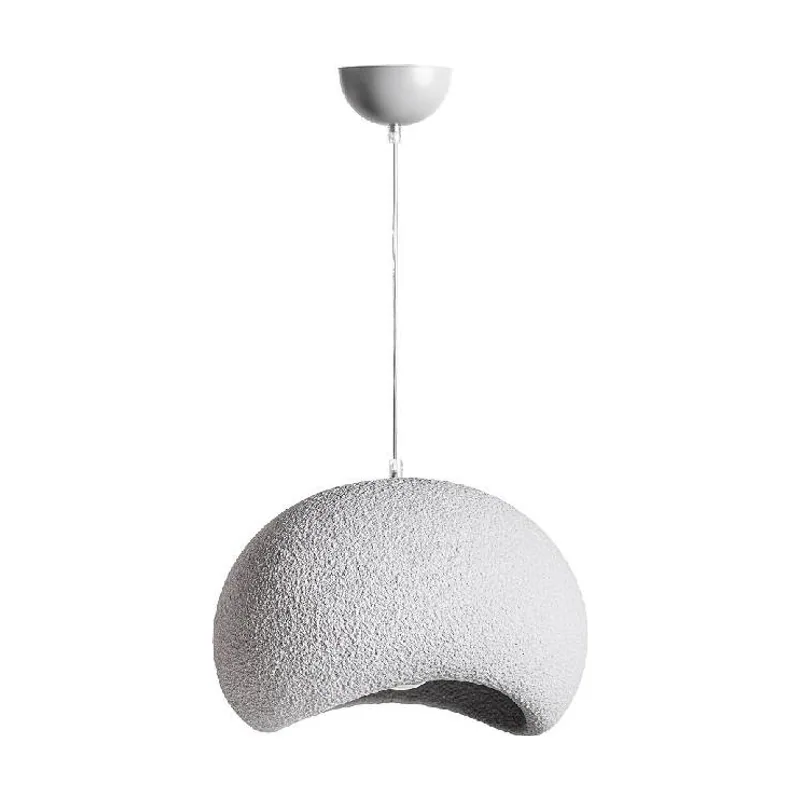 Lámpara de techo pantalla 40 cm cemento de resina