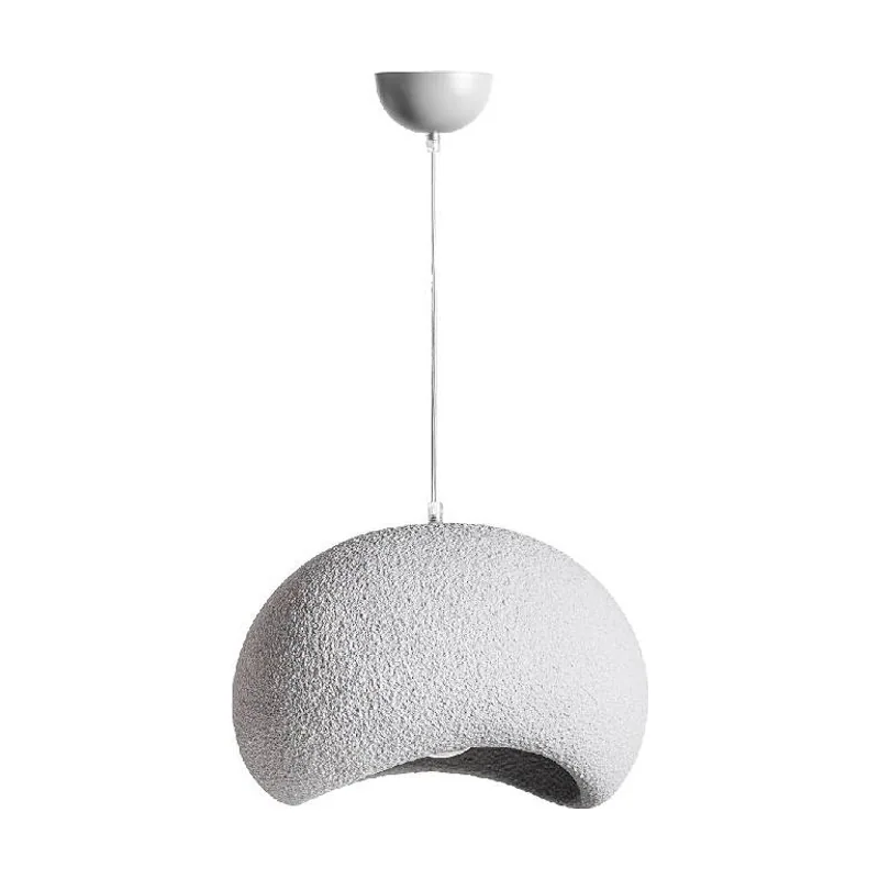 Lámpara de techo pantalla 35 cm cemento de resina