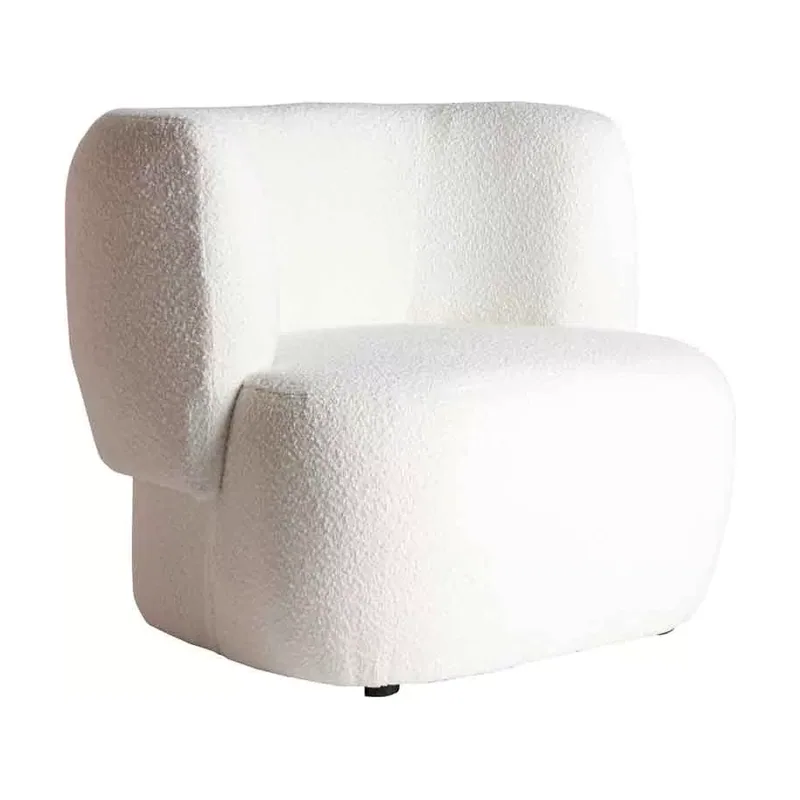Sillón moderno blanco serie Mila
