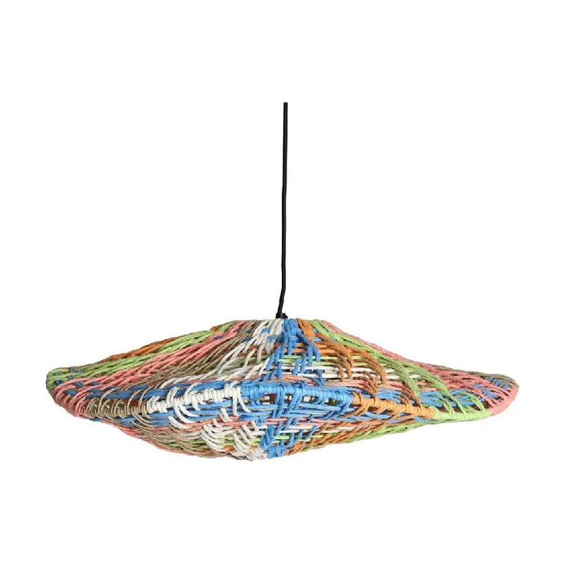 Lámpara colgante multicolor estilo boho