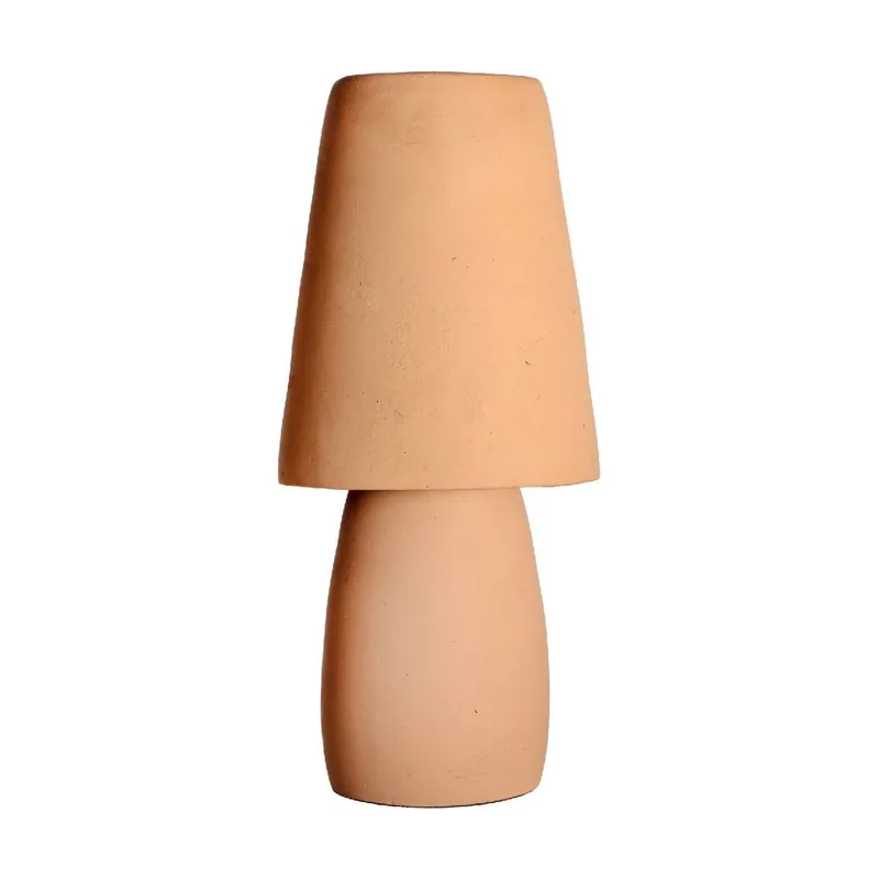 Lámpara de sobremesa en terracota