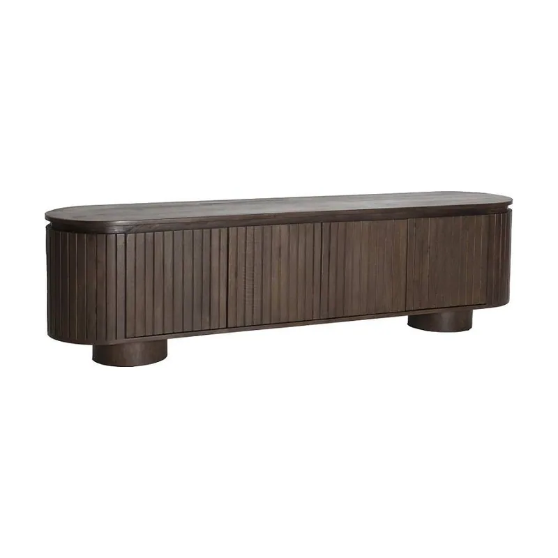 Mueble tv madera cuatro puertas serie Irmina
