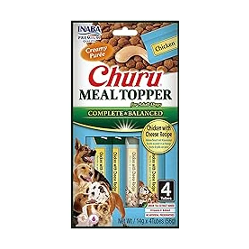Churu Dog Meal Topper Receta Pollo con Queso Granulado 672g