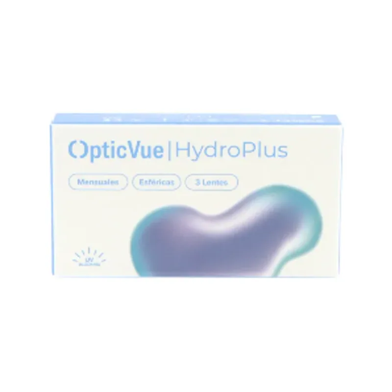 Opticvue Hydroplus Lentillas Mensuales Esféricas 2.25 3 Lentes