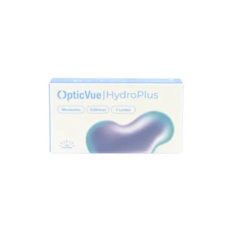 Opticvue Hydroplus Lentillas Mensuales Esféricas 6.00 3 Lentes