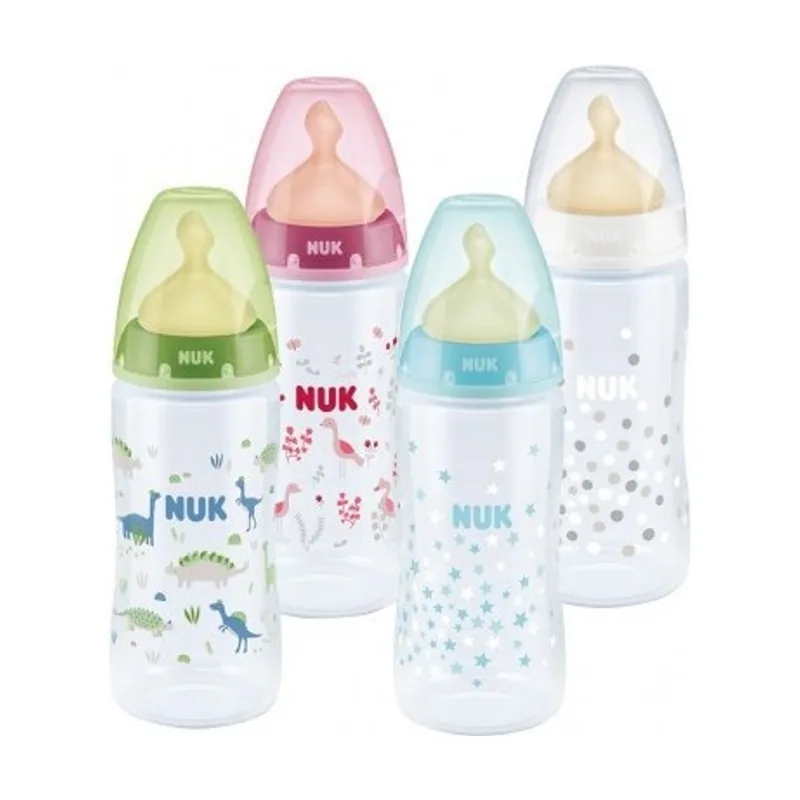 Biberón First Choise 0-6 Meses Talla M Anti-cólico Latex 300 ml