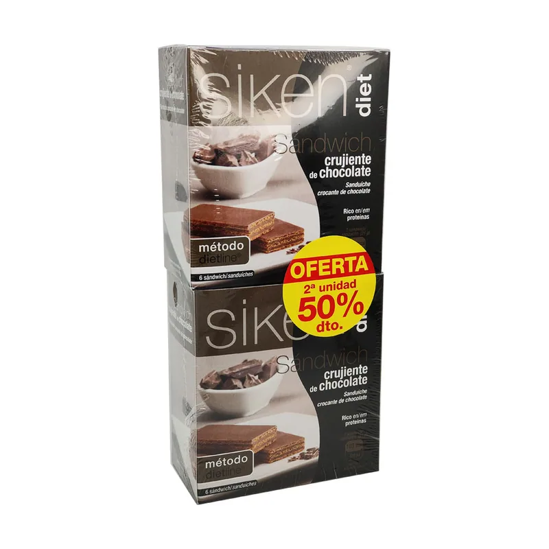 Diet Sandwich Chocolate 12 uds Duplo