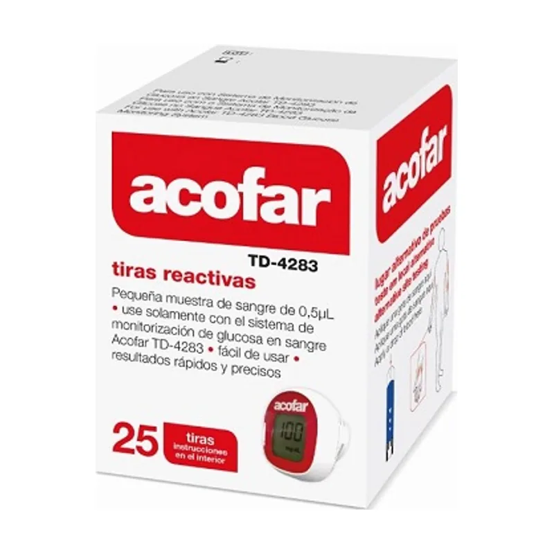Tiras de Glucosa 25 uds