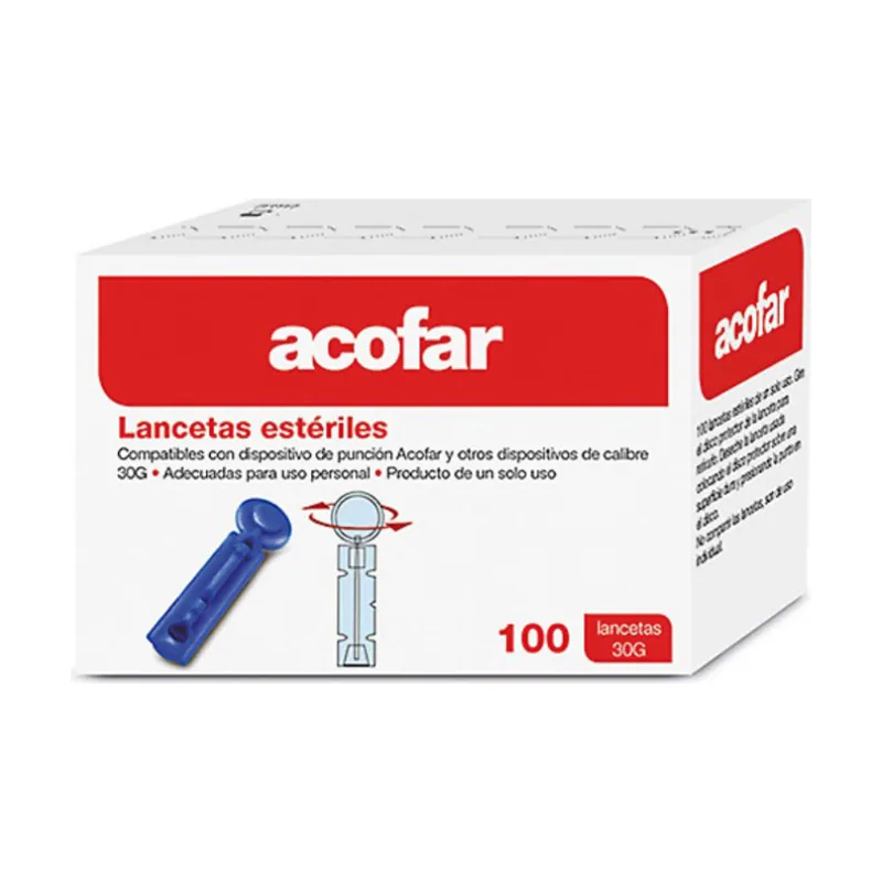 Lancetas Esteriles 100 uds