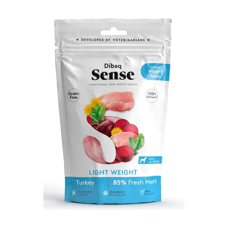 Snack Sense Light Weight de Pavo para Perros 100 gr