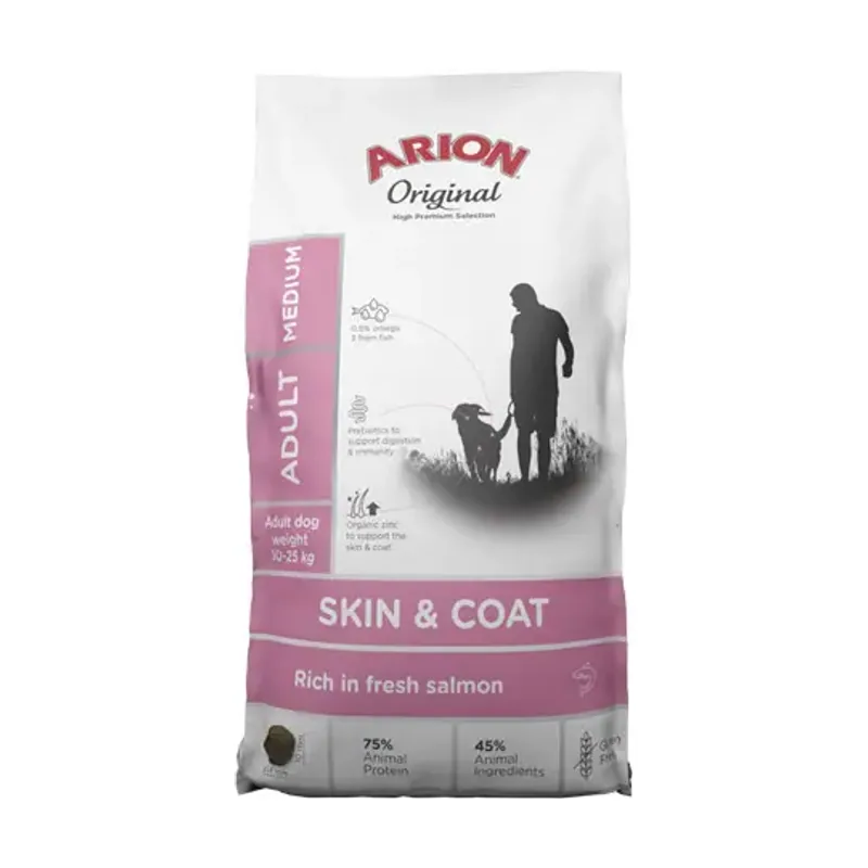 Pienso Skin&Coat Medium para Perros 12 kg