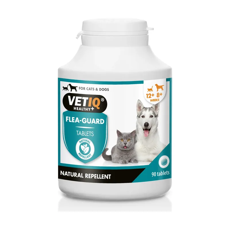 Flea Guard Repelente Natural de Pulgas y Garrapatas 90 Comprimidos