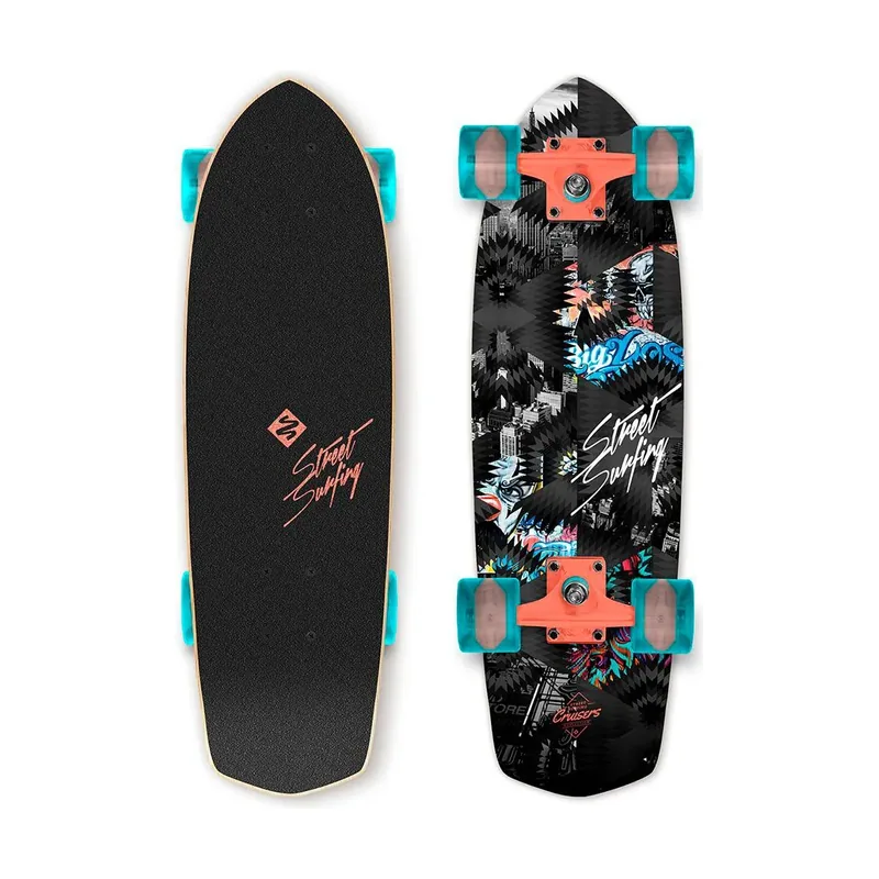 Monopatín Cruiser Kicktail 28"´ Urban Lover
