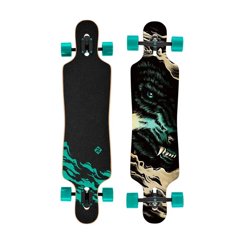 Longboard Freeride Curve Drop Through Freeride Wolf 39"