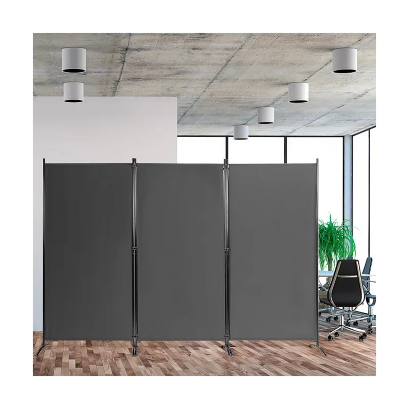 Biombo de 3 Paneles Separador de Ambientes Plegable Divisor
