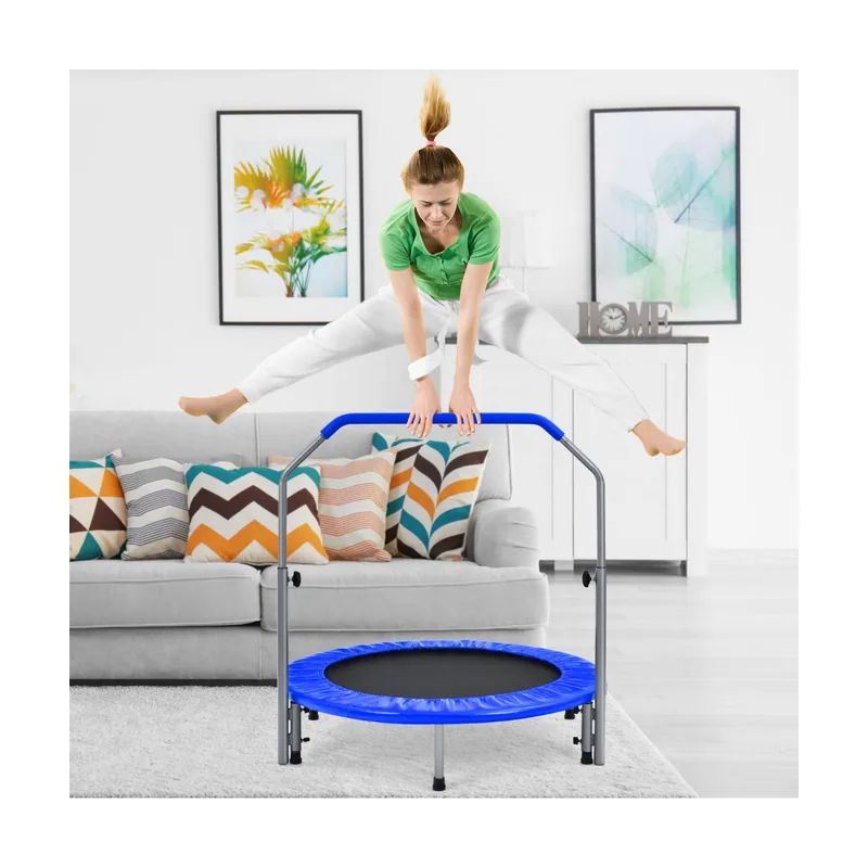 Mini Cama Elástica Plegable 101 cm Trampolín Fitness Entrenamiento