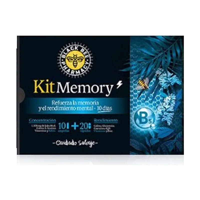Kit Rendimiento 10 Ampollas Concentracion + 10 Capsulas Rendimiento