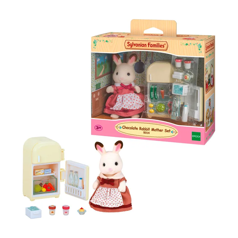 Sylvanian Families Set de cocina de mamá conejo de chocolate
